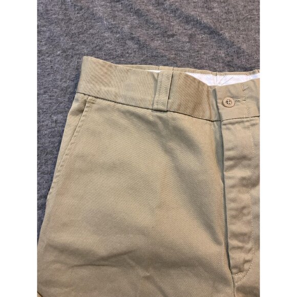 Vintage Duck Head Pants Mens 32x34 Beige Khaki Chino Cotton Flat Front USA - Picture 2 of 10